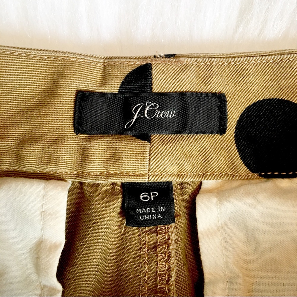 J.Crew Petite Boyfriend Polka Dot Chino Pants - Picture 4 of 7